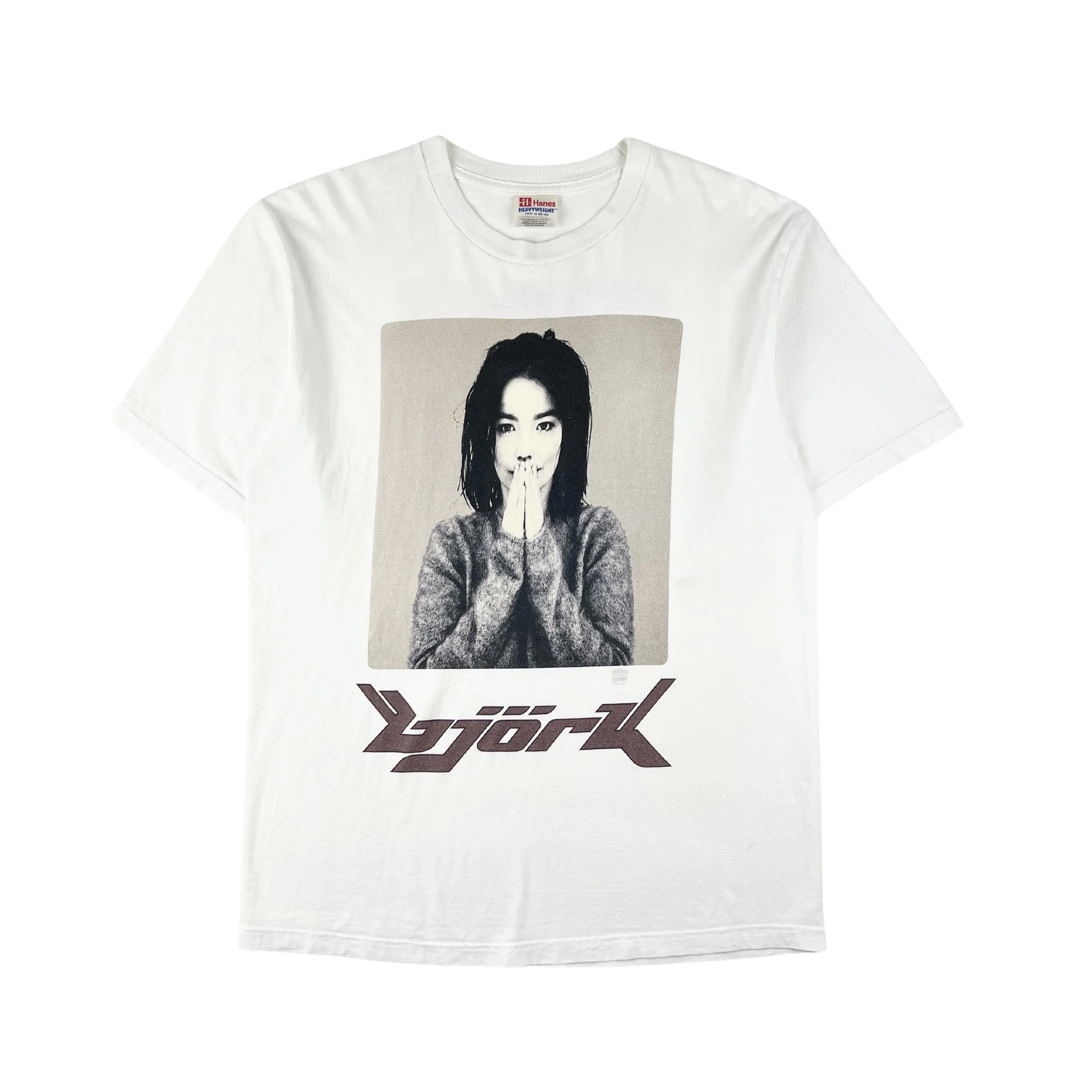 Bjork Debut オリジナル Tシャツ　93年　当時物 Bjork Debut オリジナル Tシャツ93年当時物